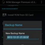 ROM Manager на русском— бесплатная программа для быстрого доступа к функциям рекавери